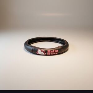 Sanrio Hello Kitty Black and Pink Steering Wheel Cover